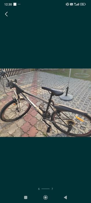 Rower góral czerno biały