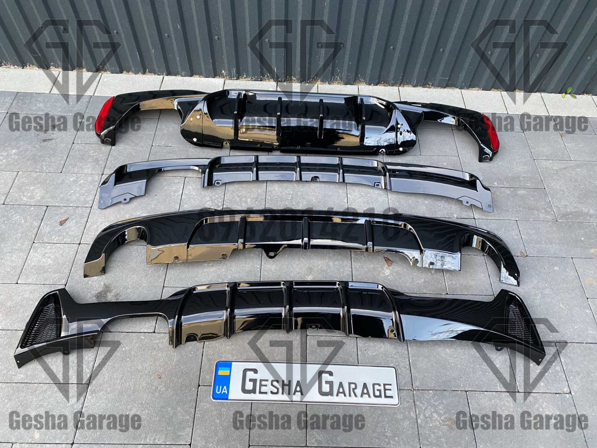 Дифузор заднього бампера BMW БМВ f30 G20 f32 f33 f36 f10 f11 g30 f90