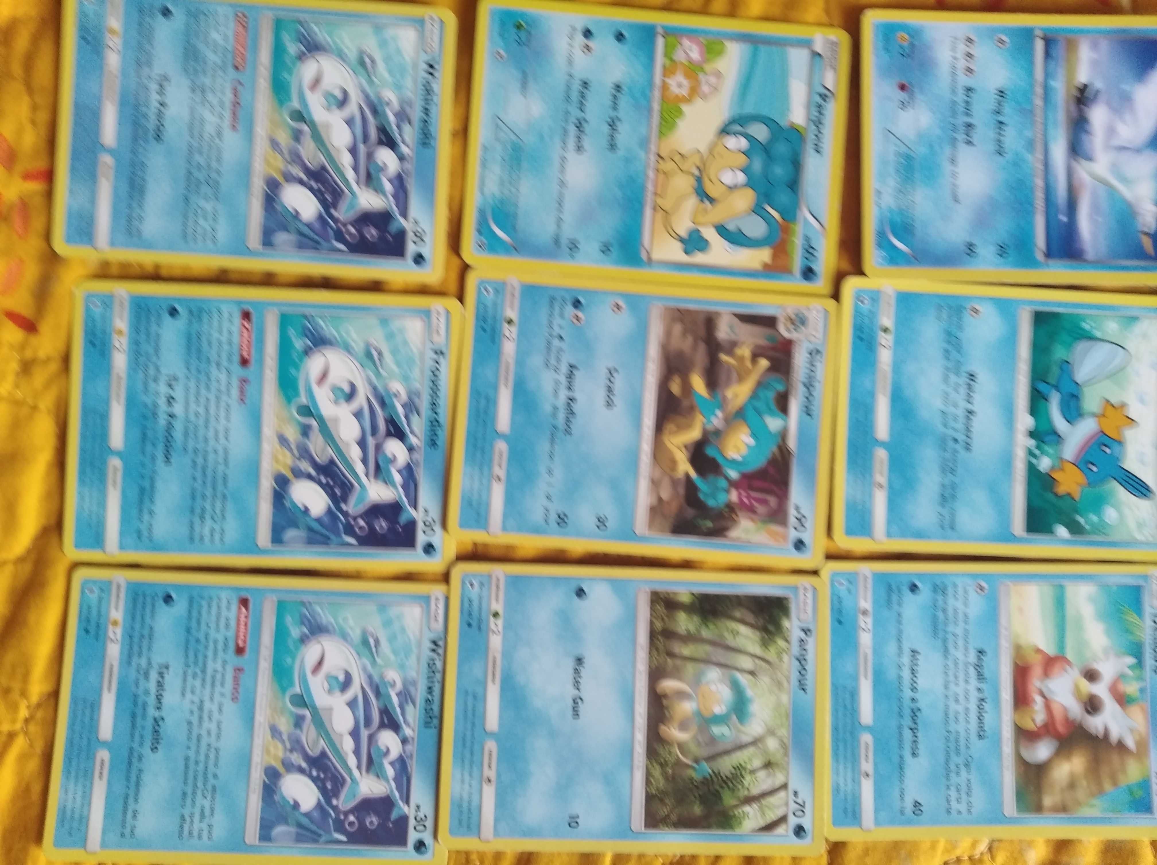 Cartas pokemon variadas