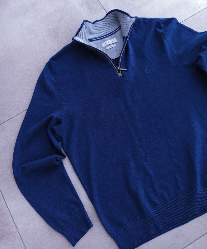 Bugatti  oryginalny  sweter bluza  ze stójką  rozmiar  L, XL