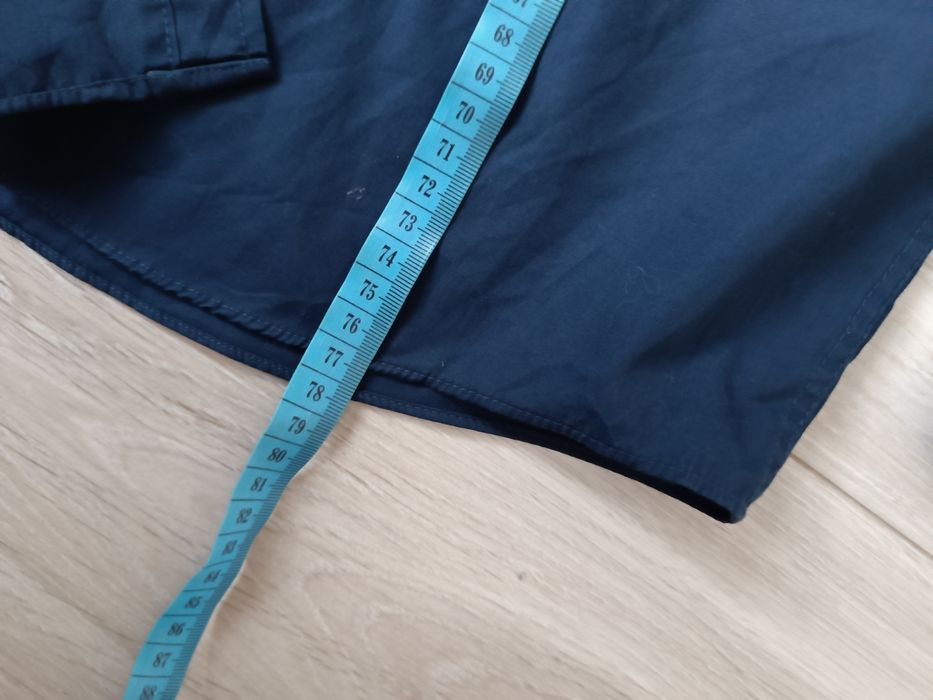 M&S Marks & Spencer granatowa koszula męska r 43 na 185 cm z długim rę
