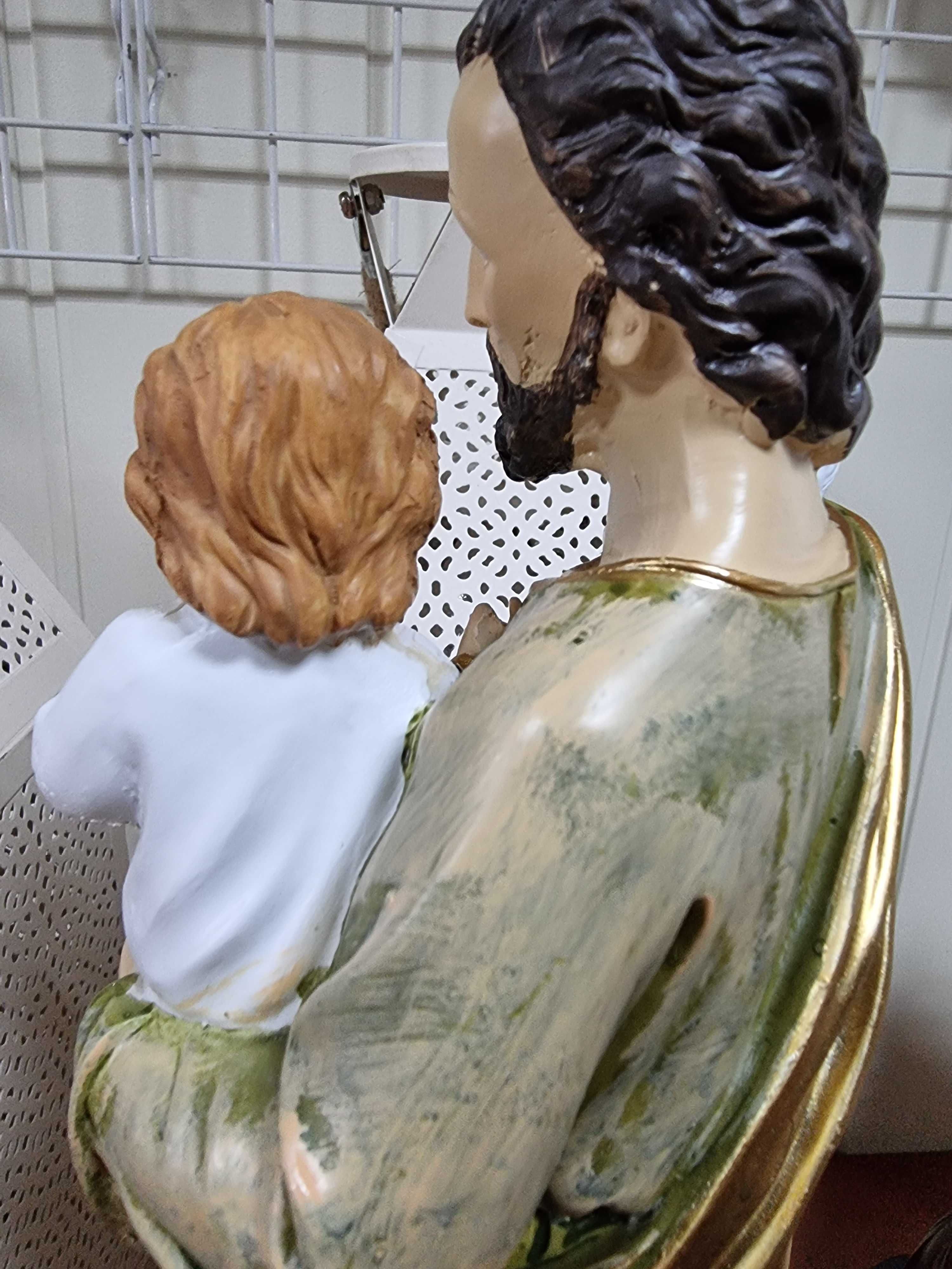 Figura Święty Józef z Dzieciątkiem do kapliczki Figurki Świętych Duże