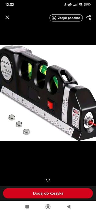 Poziomica laserowa NOWA