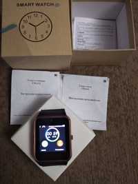 Smart Uwatch GT08 Gold/Black Смарт часы