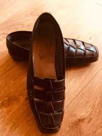 Туфли кожаные женские Германия коричневые
