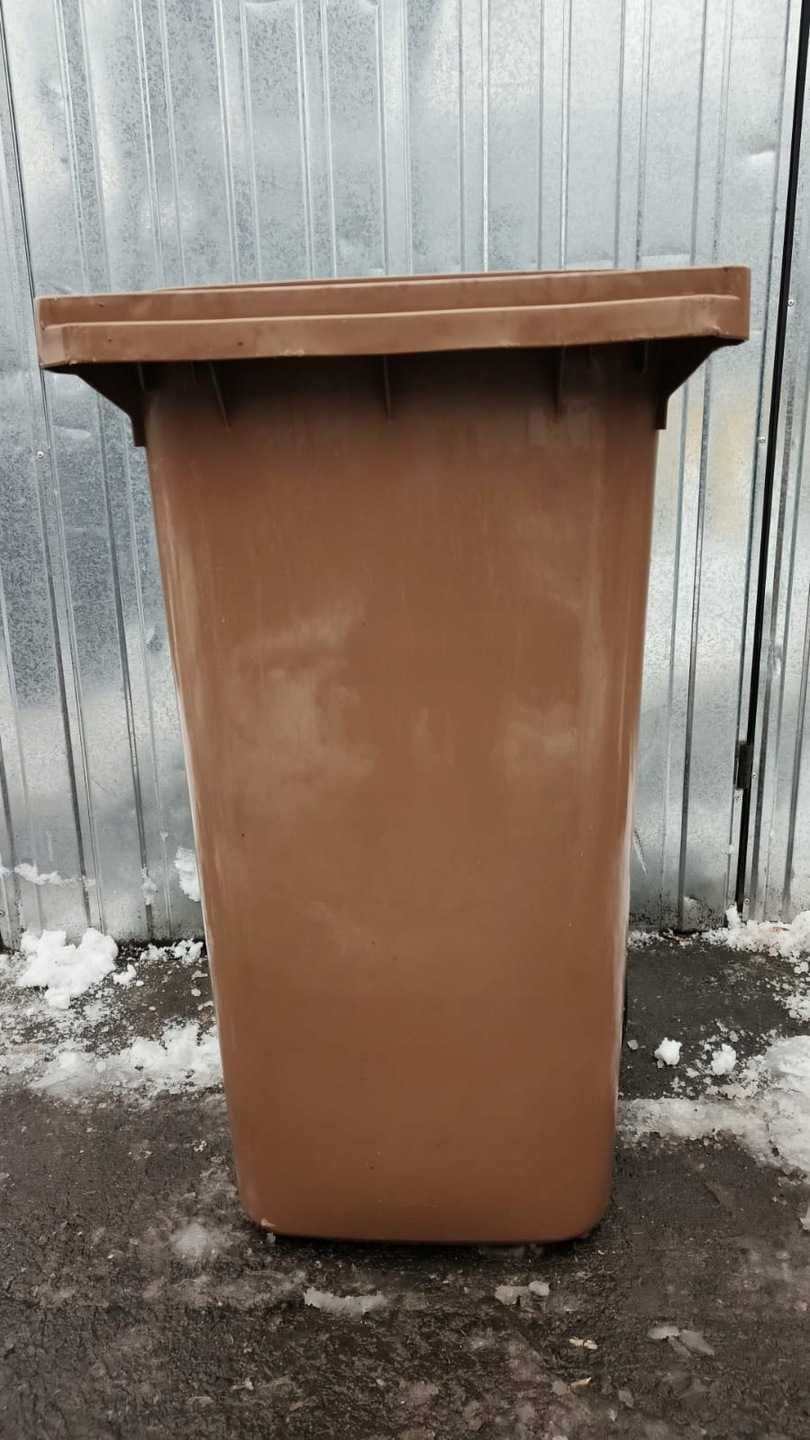 Używane pojemniki na odpady 240l kosze na śmieci bez pokrywy
