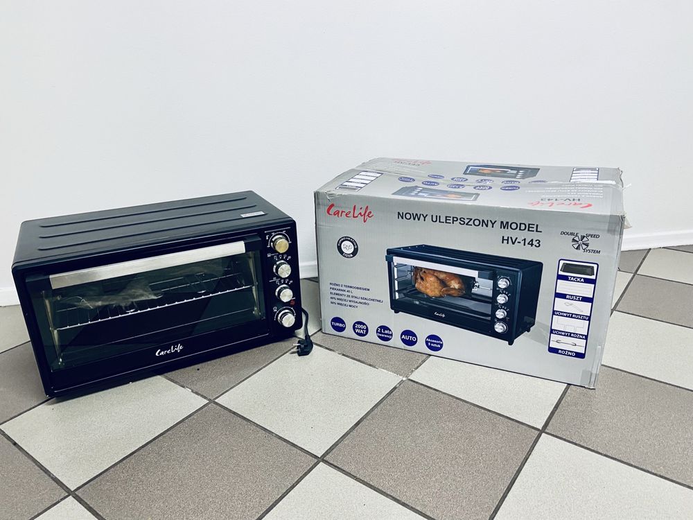 Piekarnik elektryczny Care Life HV-143 rożen termoobieg GRILL 45L