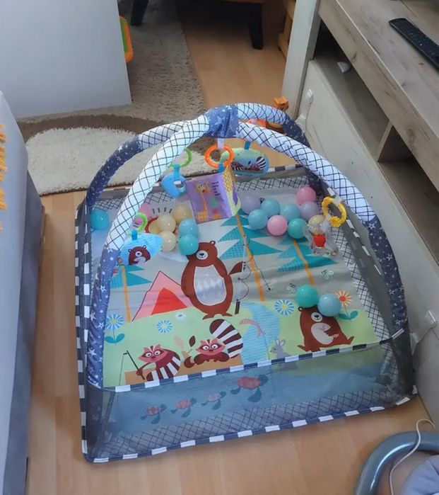 Дитячий ігровий килимок. Манеж дитячий. Розвичаючий килимок дитячий.