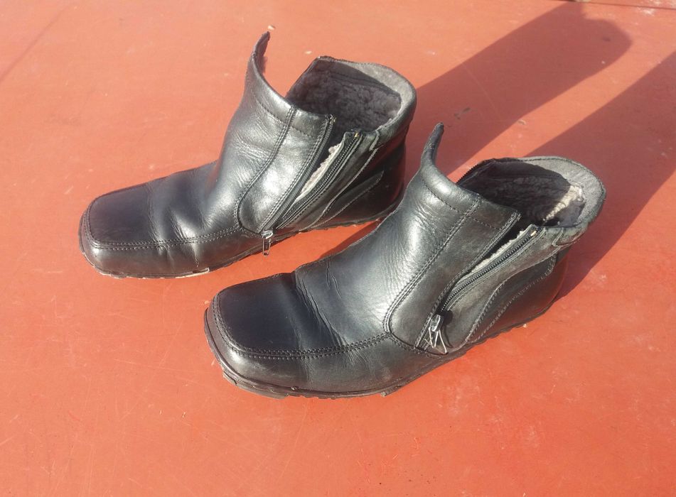 Шкіряне чоловіче взуття на осінь - зиму / Кожаная обувь