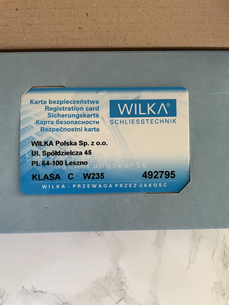 Wkładka WILKA 50/50