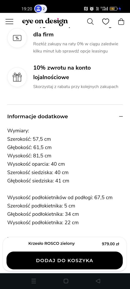 Krzeslo fotel zieleń butelkowa piękny
