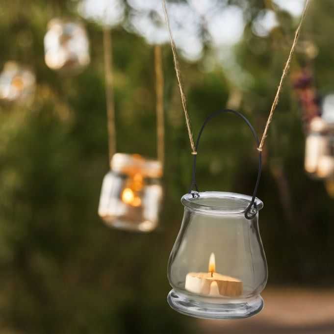 Świeczniki Słoiki na świeczki tealight 10szt.