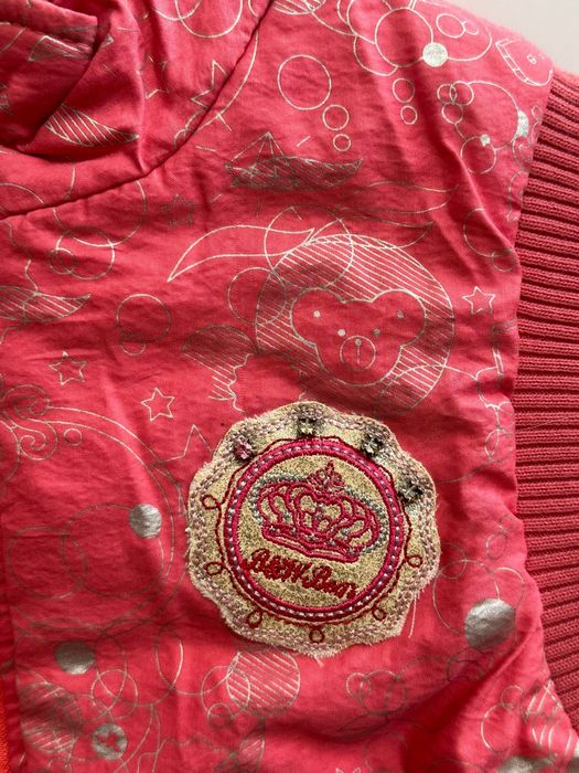 Dwustronna kamizelka bezrękawnik 140 różowy