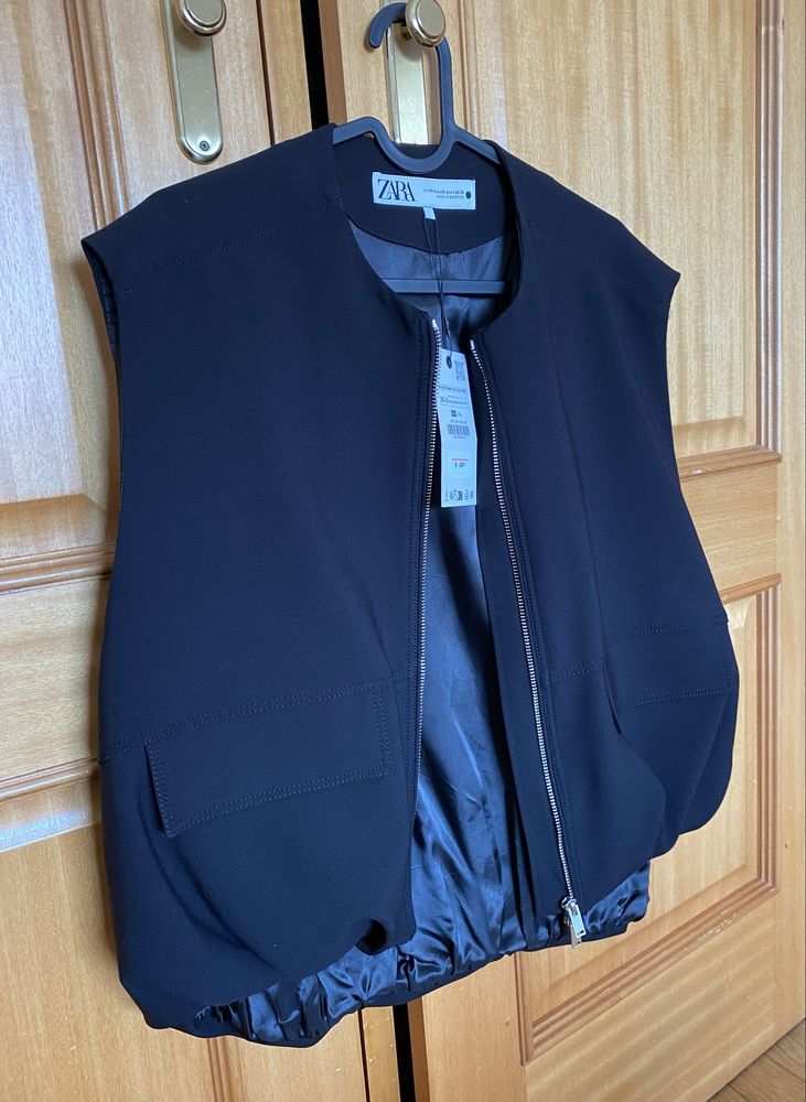 Colete Zara oversize XS-S, NOVO