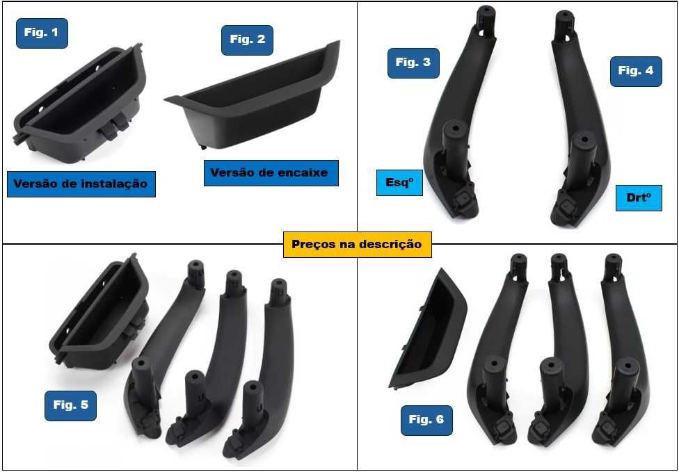 Puxador porta interior Esqª ou Drtª BMW X3 F25 X4 F26