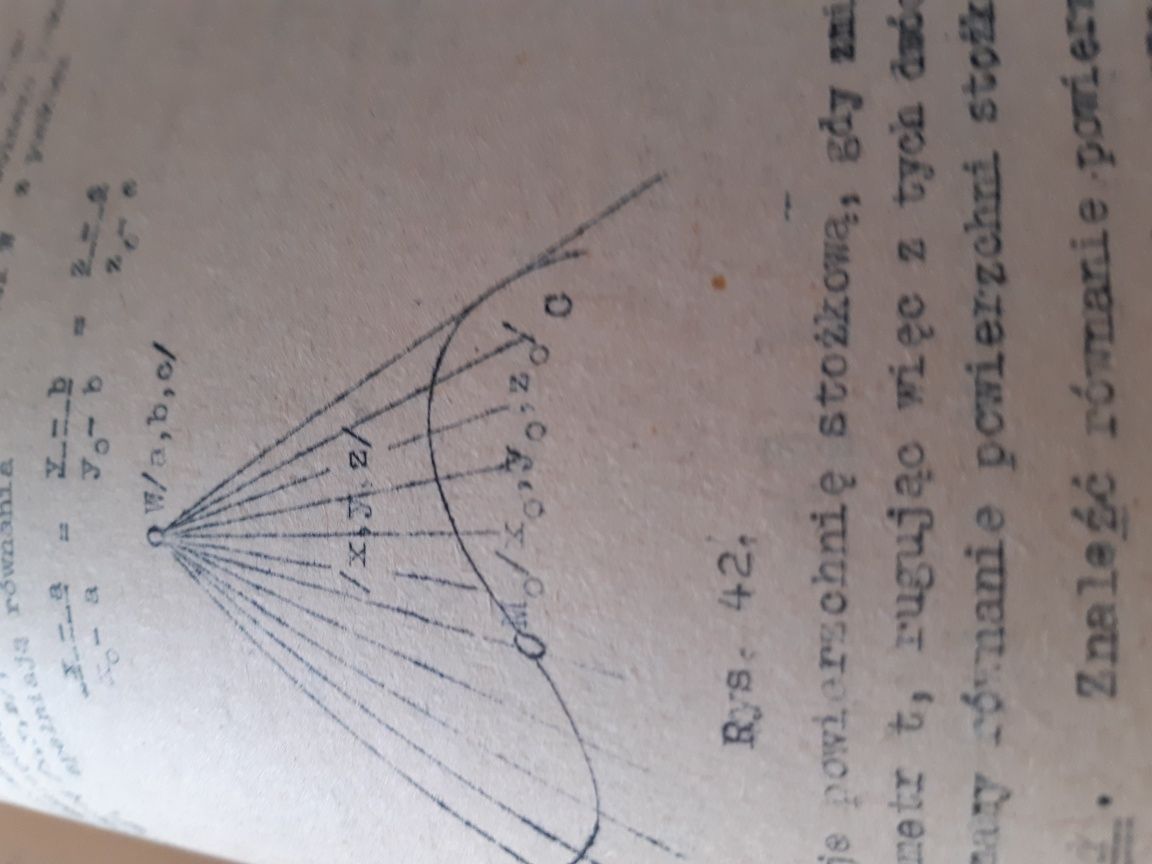 Stara książka 1948 nauka geometria analityczna w przestrzeni