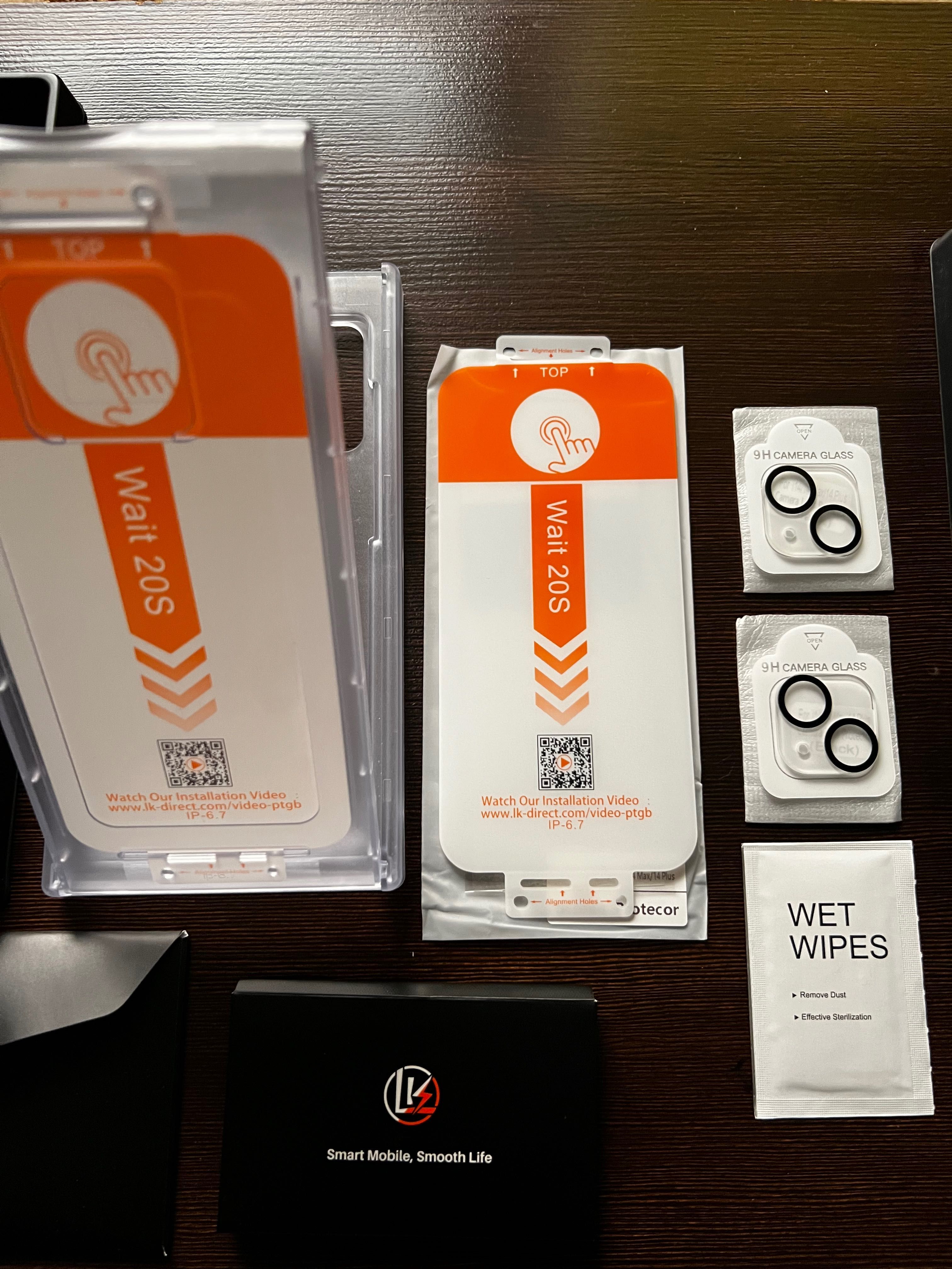 Szkło ochronne + 2 szkła na kamery dla iPhone 14/14 Max/14 Plus