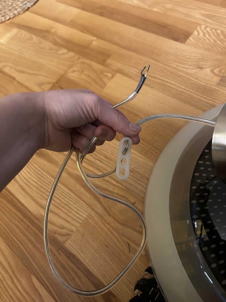 Szklana lampa wisząca na sufit klosz do lampy