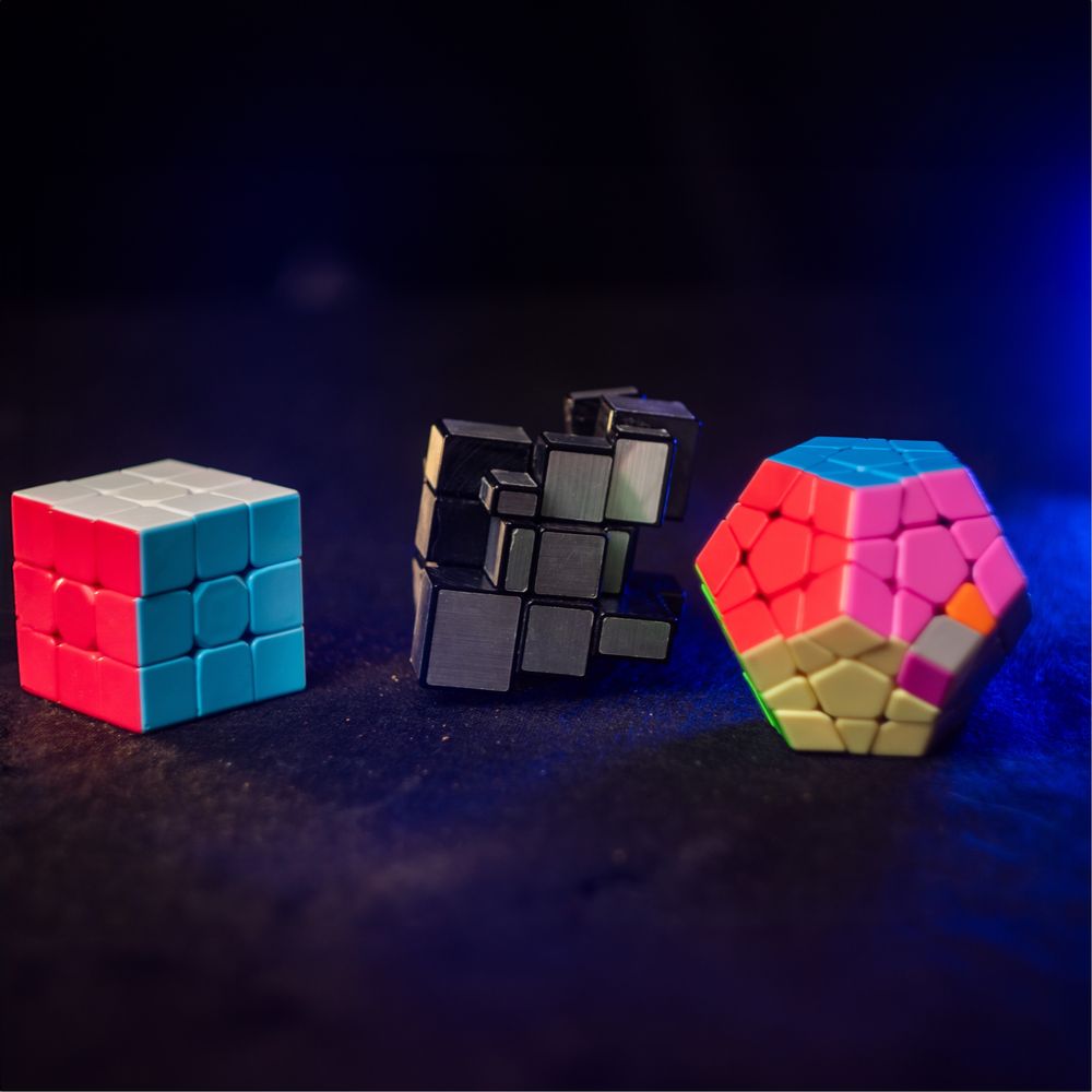 Головоломки розвиваючі мегамінкс, кубик рубика, мірор куб
