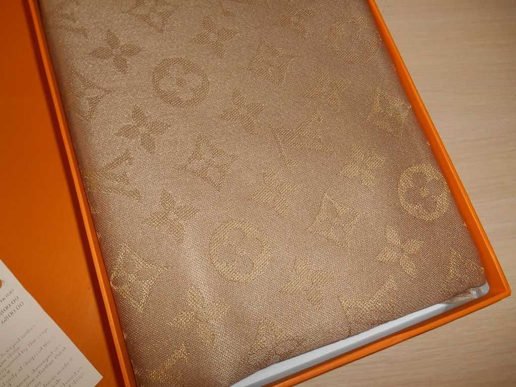 Louis Vuitton Chusta Szalik, Szal apaszka damski kasmirowa 0355
