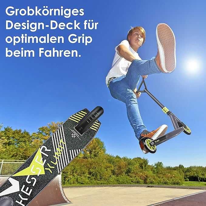 Stunt Scooter X-Limit – kierownica 360° wytrzymała hulajnoga wyczynowa