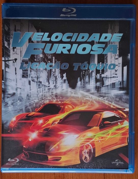 Coleção DVDs Velocidade Furiosa (1, 2, 3: Tóquio Drift, 4 e 5)
