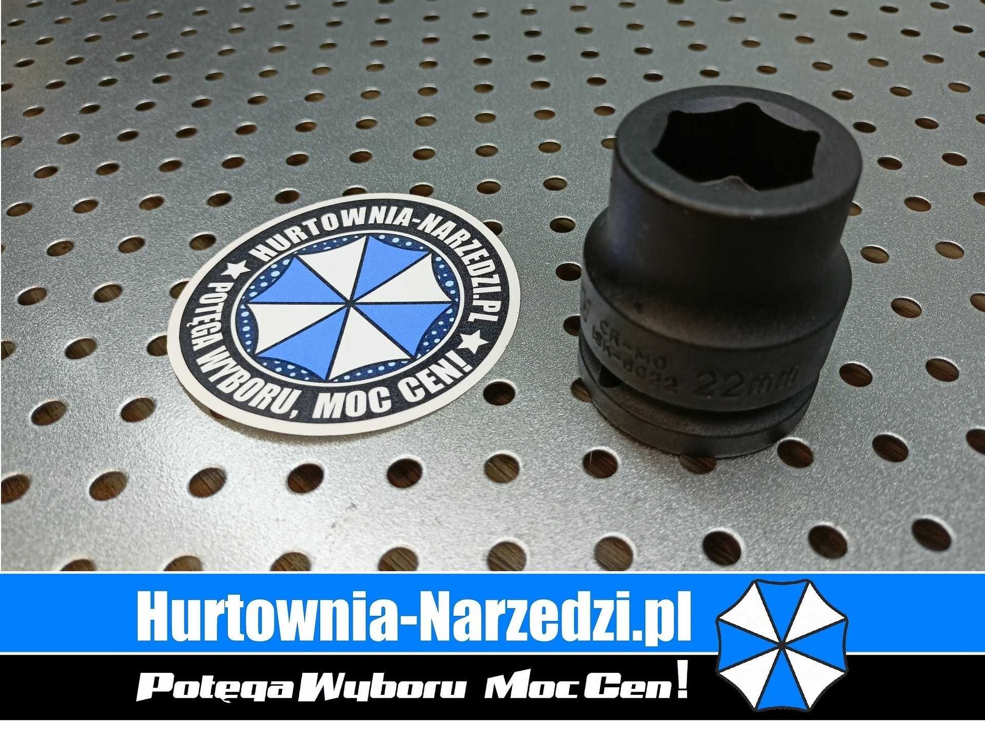 Nasadka udarowa 22 mm 3/4" 6-kątna Cr-Mo HONITON H6022 22mm