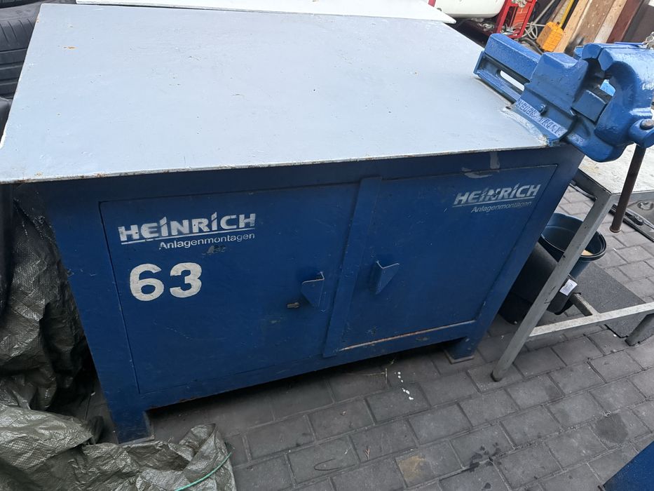 Stół warsztatowy przemysłowy imadło waga 460 kg