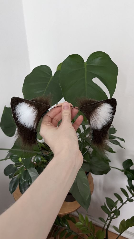 Chocola nekopara kocie uszka na opasce uszy kota cosplay furry therian