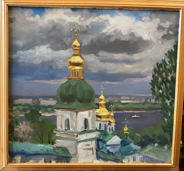 Картина. Золота дзвіниця. Києво-Печерська лавра. 1999р.