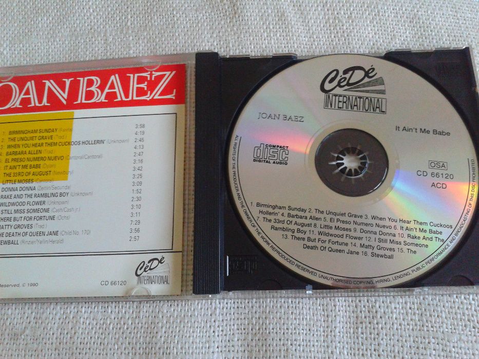 Joan Baez - It Ain't Me Babe vol.2 CD