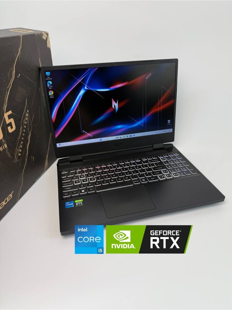 Ігровий ноутбук з RTX 4060 140W | i5-12450H | Acer Nitro | Гарантія