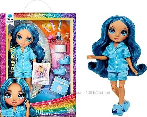 Лялька Рейнбоу Скайлер Піжамна вечірка Rainbow High Jr High PJ Party