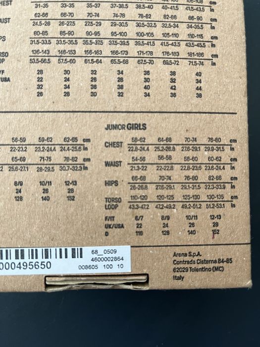 Strój startowy Arena Powerskin Impulso OB JR black- teal