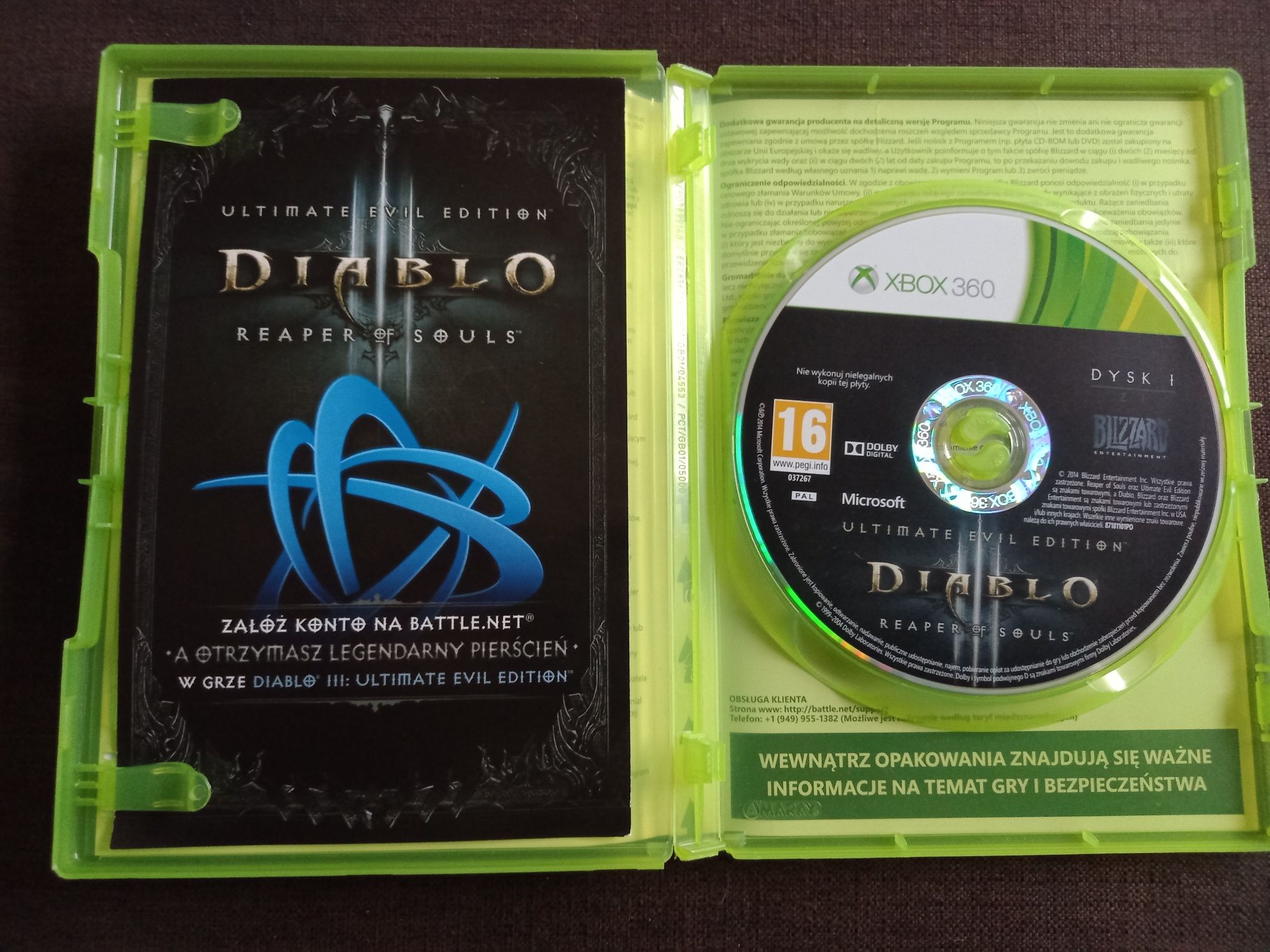 Gra Diablo Reaper Of Souls 3 na xbox 360