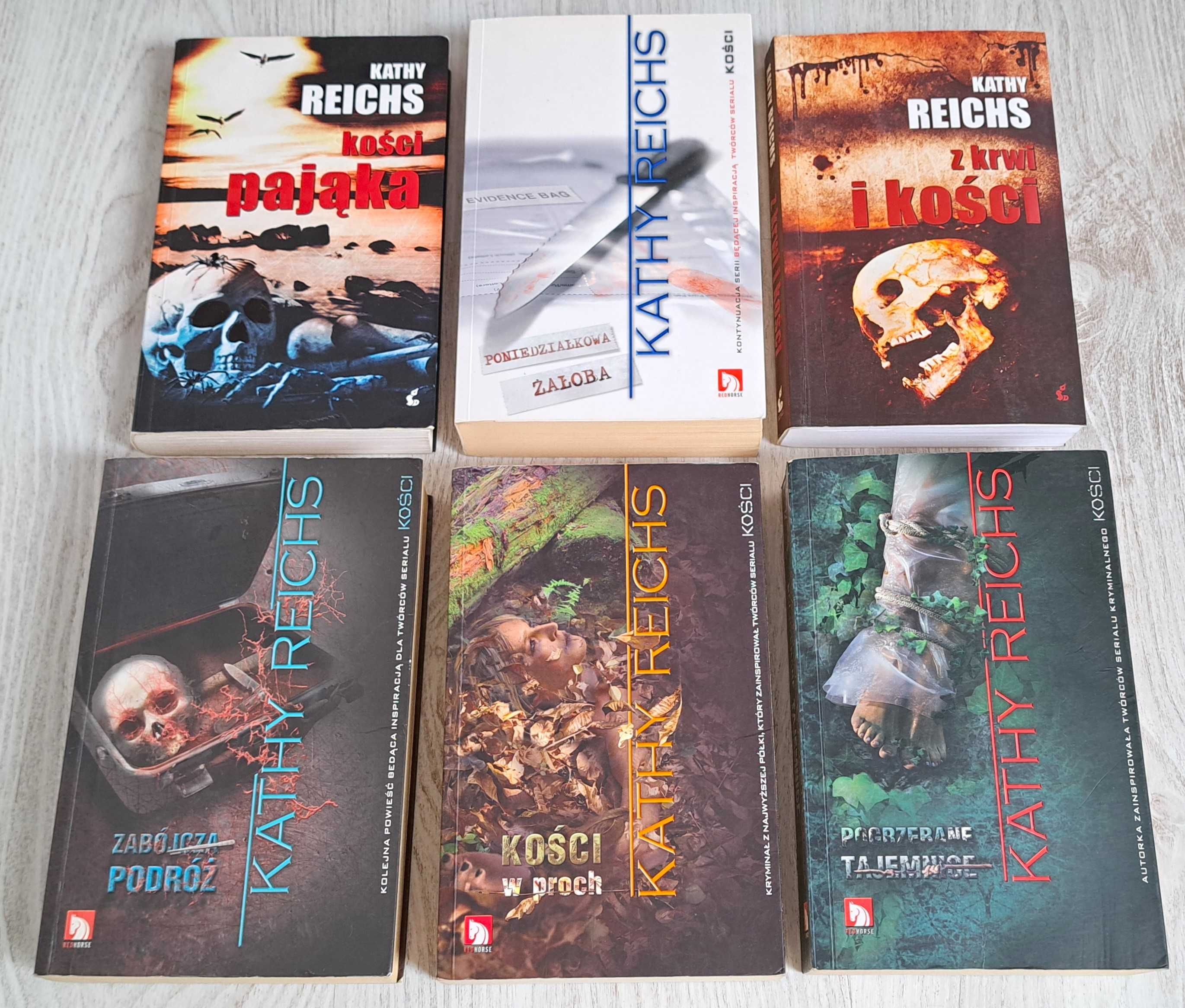 Kathy Reichs Kości w proch Zabójcza podróż Poniedziałkowa Kości pająka