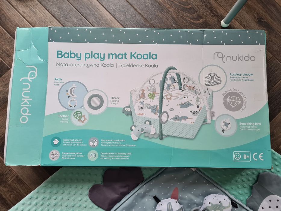 Mata edukacyjna interaktywna baby play mat koala