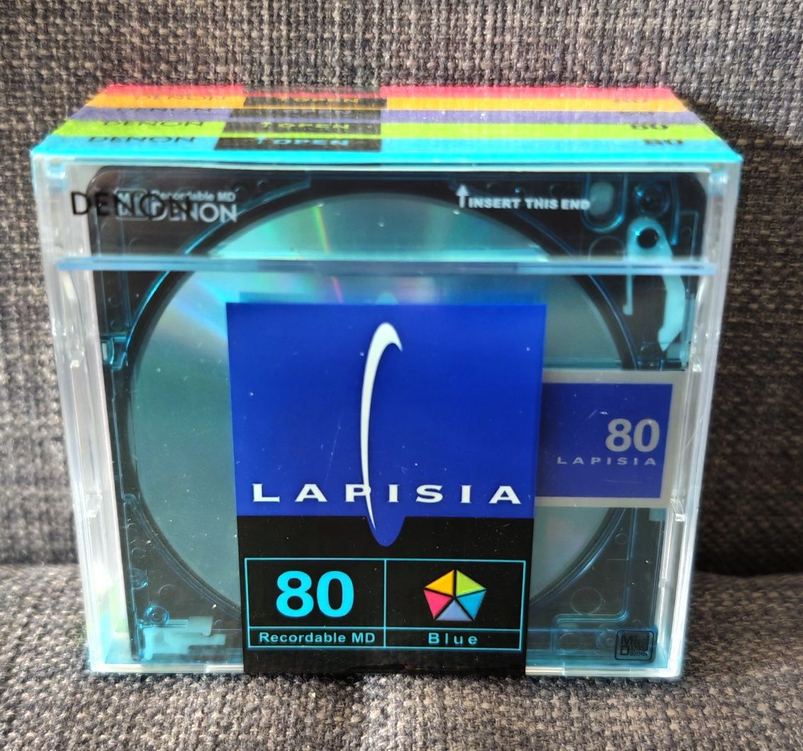 Minidisc минидиски Denon 80 min 5 шт