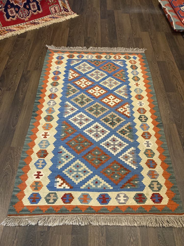 Tapete Persa Kilim Qashqai 100X160cm Novo