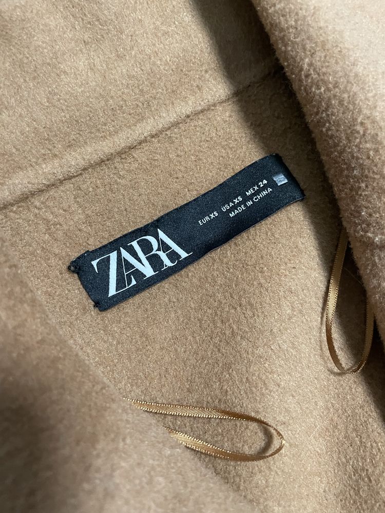 Пальто Zara шерсть XS