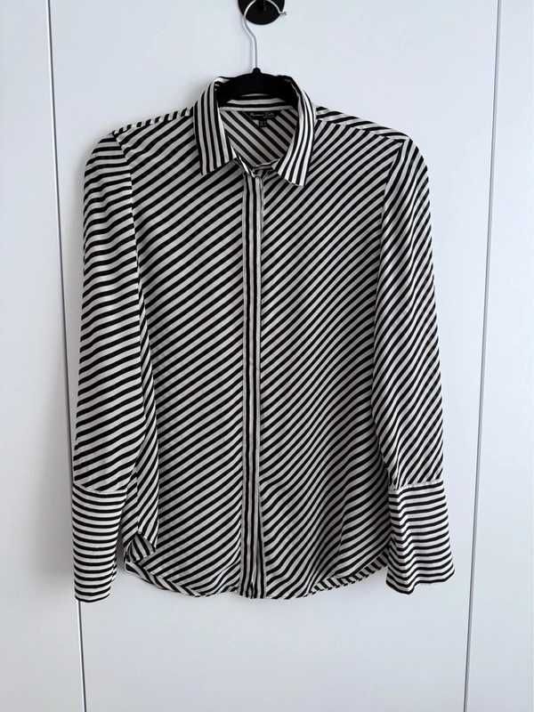 Koszula w paski Massimo Dutti 100% jedwab S