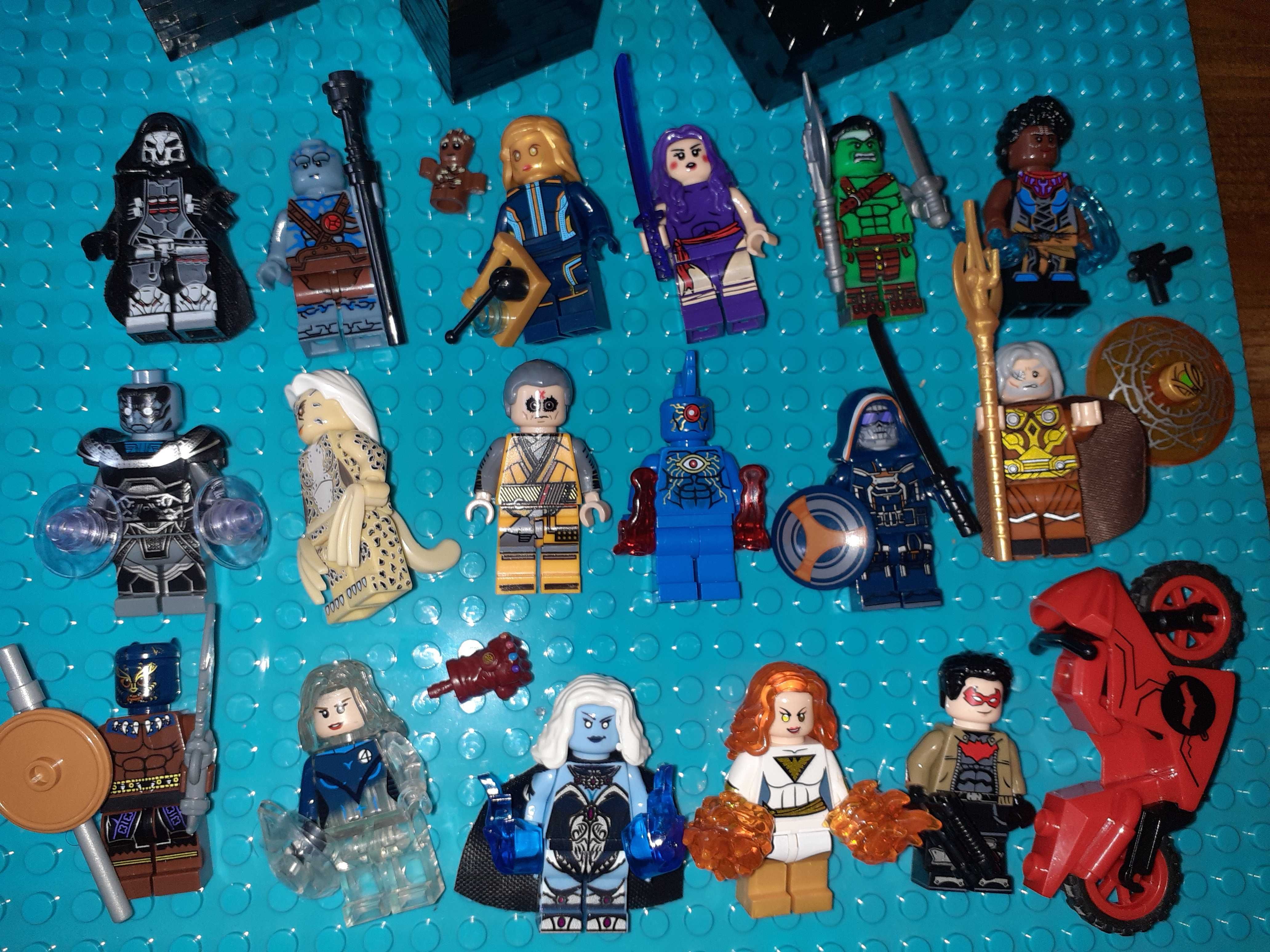 20€ tudo - Figuras Lego Compatível Marvel e DC