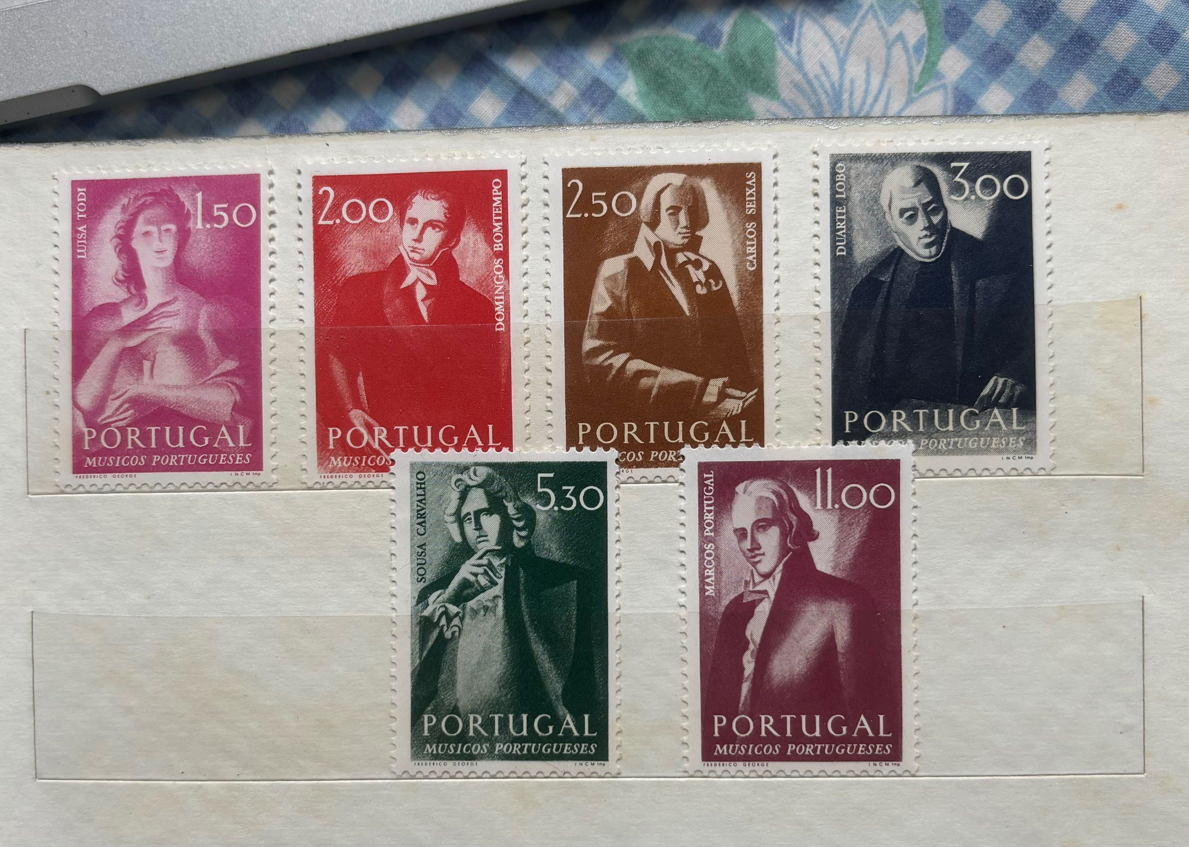 Série Completa Músicos Portugueses de 1974