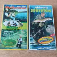 Filmy wędkarskie na kasetach VHS 2 sztuki