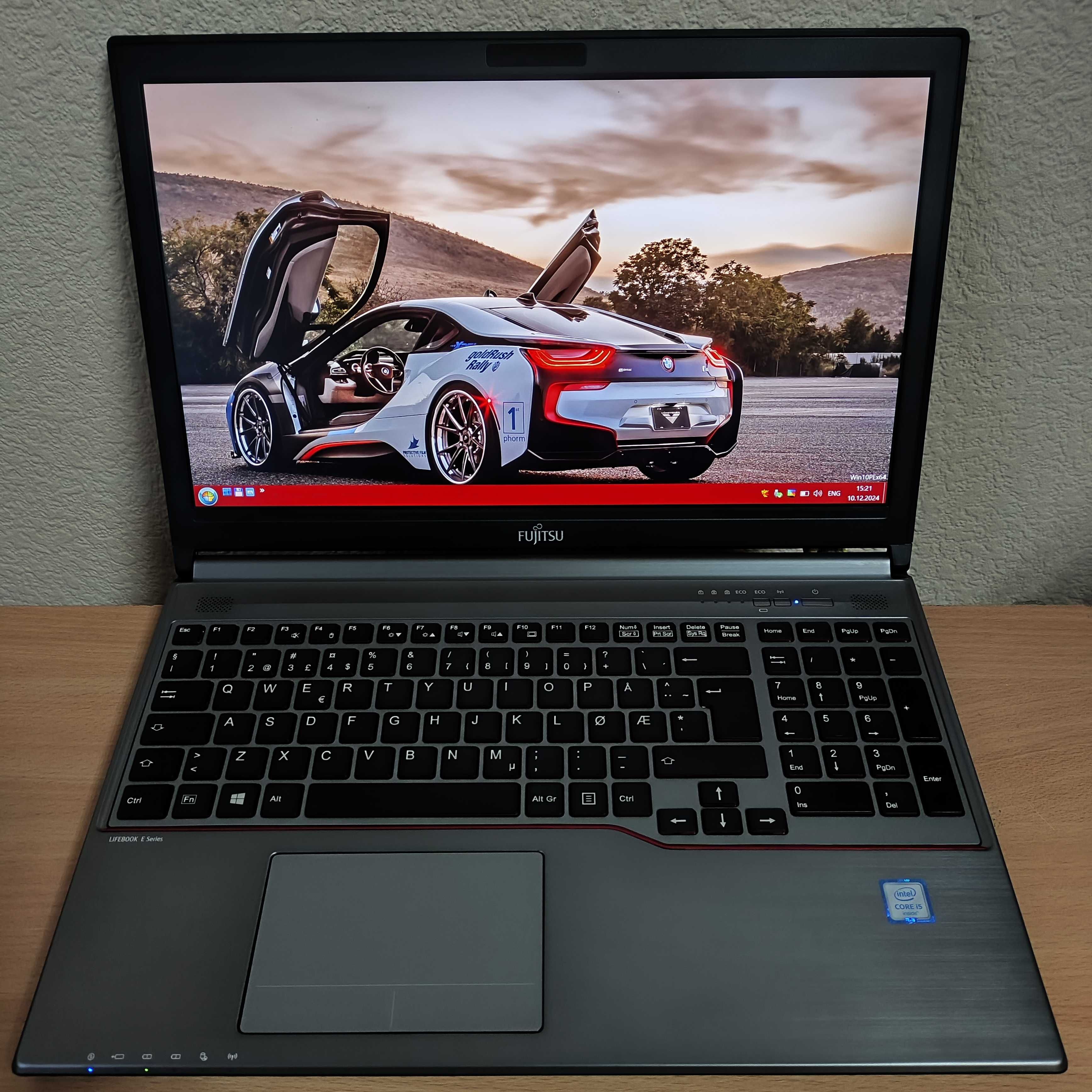 Акція!! Fujitsu E756 15.6"FHD/IPS i5-6300u/8Gb DDR4/SSD512/HD520 HDMI
