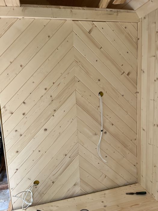 Podbitka boazeria kantowki. Biazeria szczotkowana