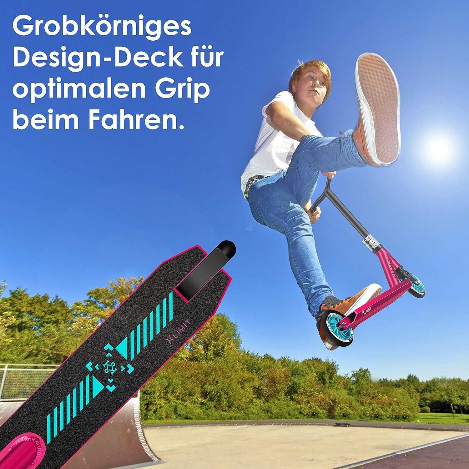 Nowa hulajnoga wyczynowa /KESSER X-Limit / 100kg / Fun Scooter !4235!