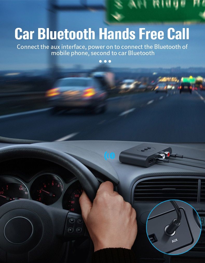 Аудіо приймач NFC Bluetooth адаптер 5.0