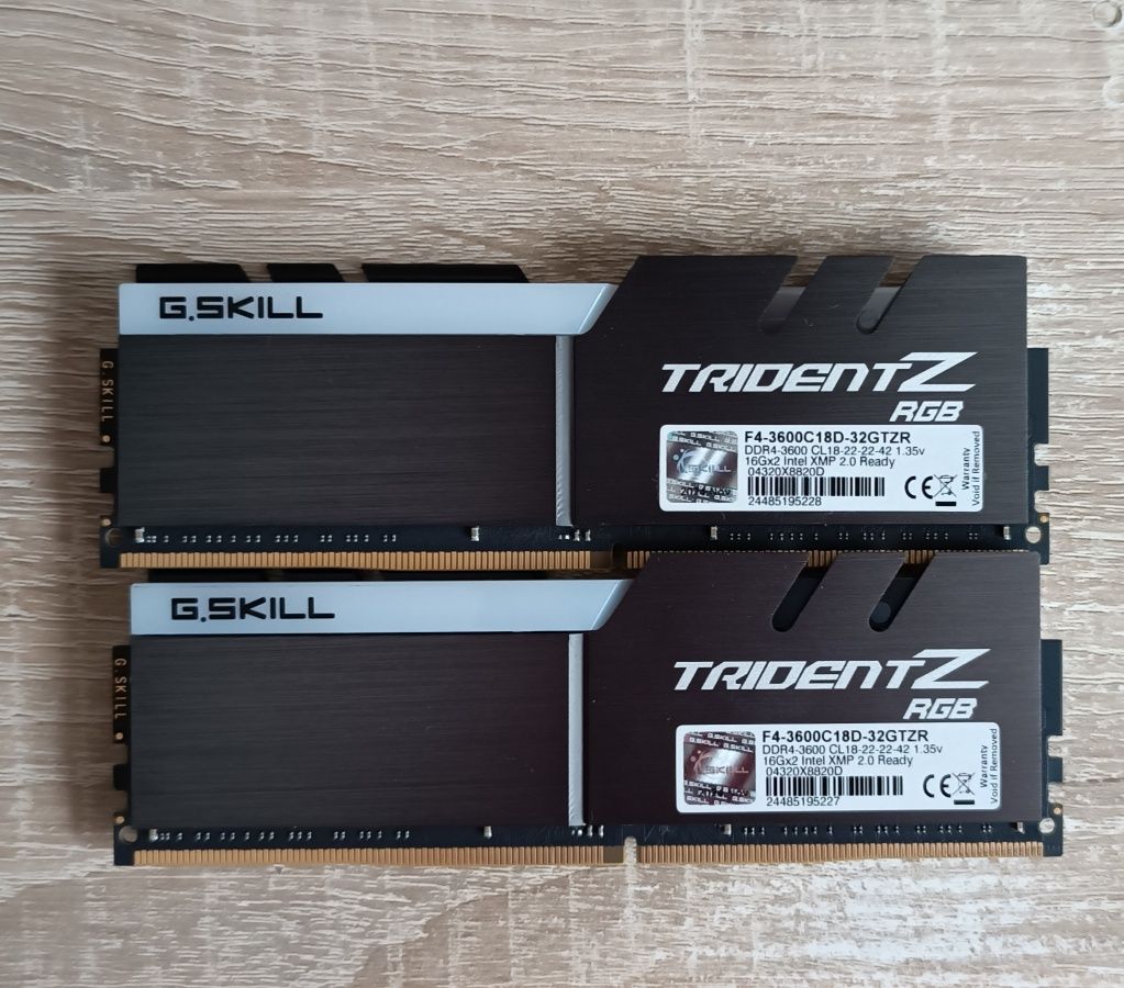 Pamięć RAM G.Skill Trident Z RGB, DDR4, 32 GB, 3600MHz, CL18
