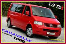 Volkswagen Caravelle T5 CARAVELLE 1.9 TDI 102ps Long 9os Klima webasto